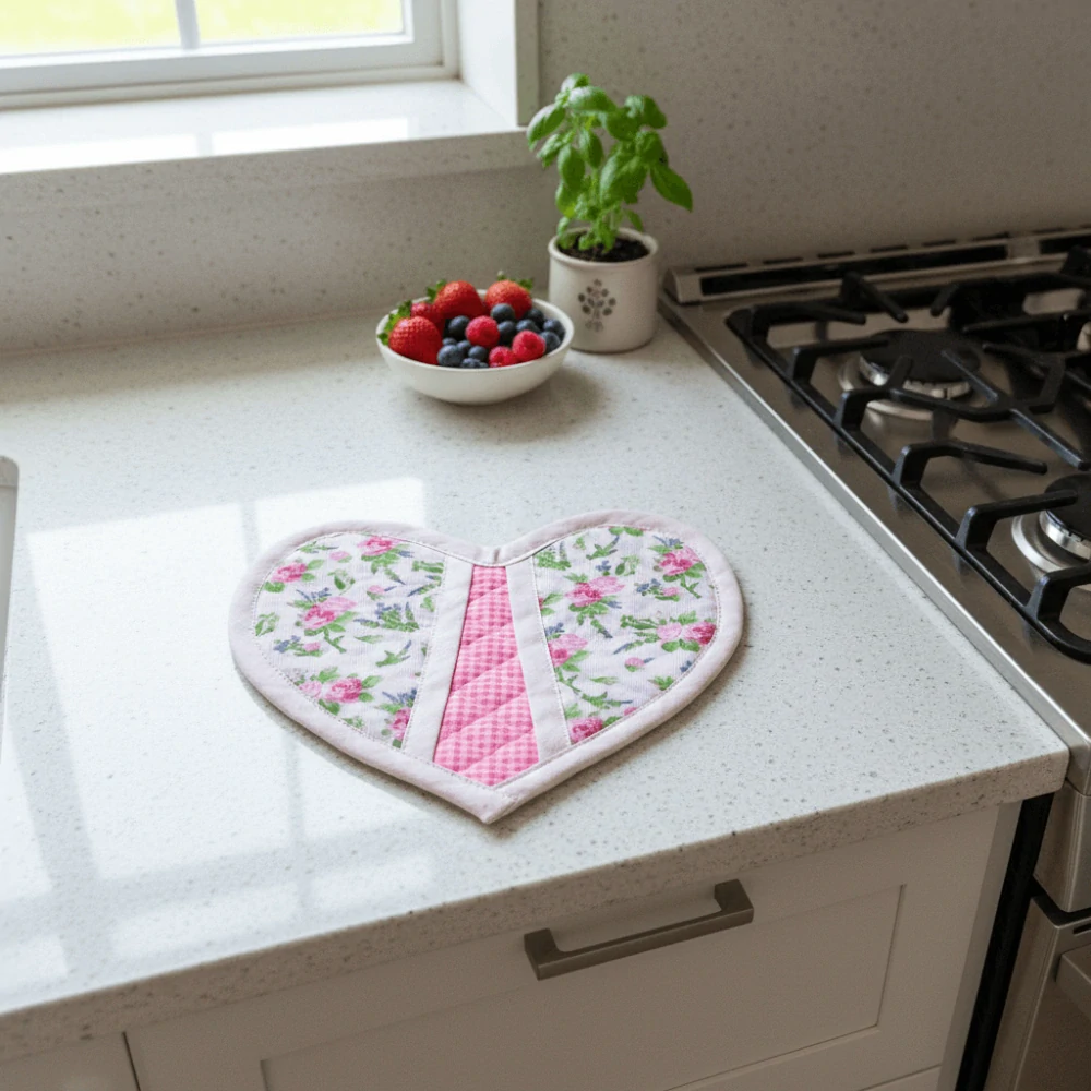 KUCHYŇSKÁ CHŇAPKA - Růžová romance
